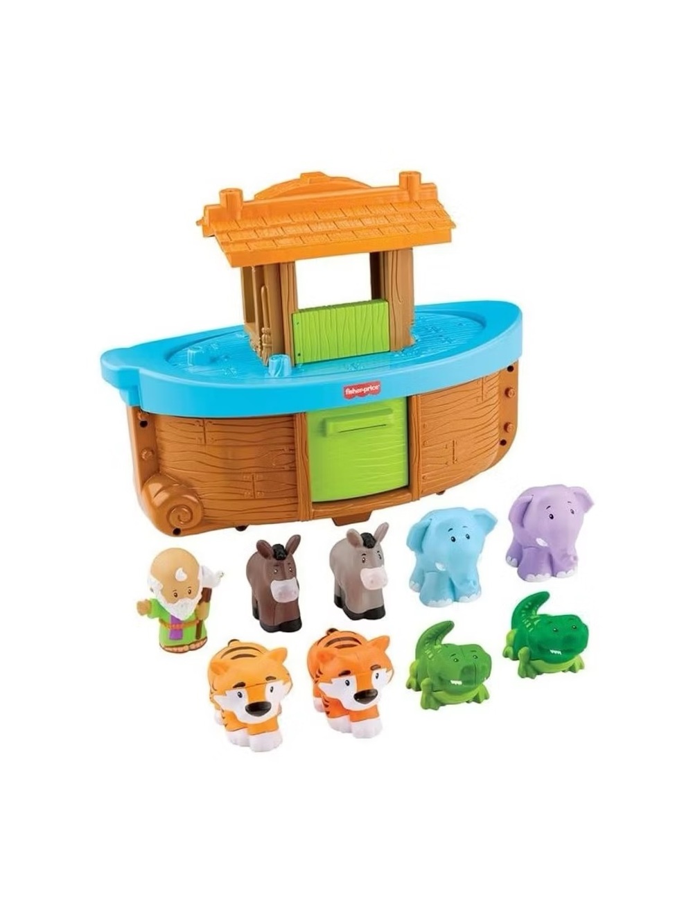NEW Little People Toddler Toy Noah's Ark Playset with 9 Animals and Noah Figure